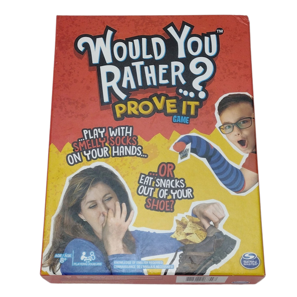 Would You Rather? Prove It Game By Spin Master Ages 8+